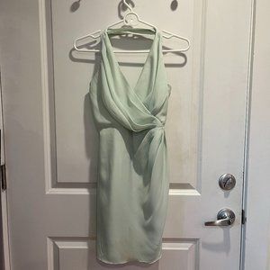 BCBGeneration mint cross back mini dress